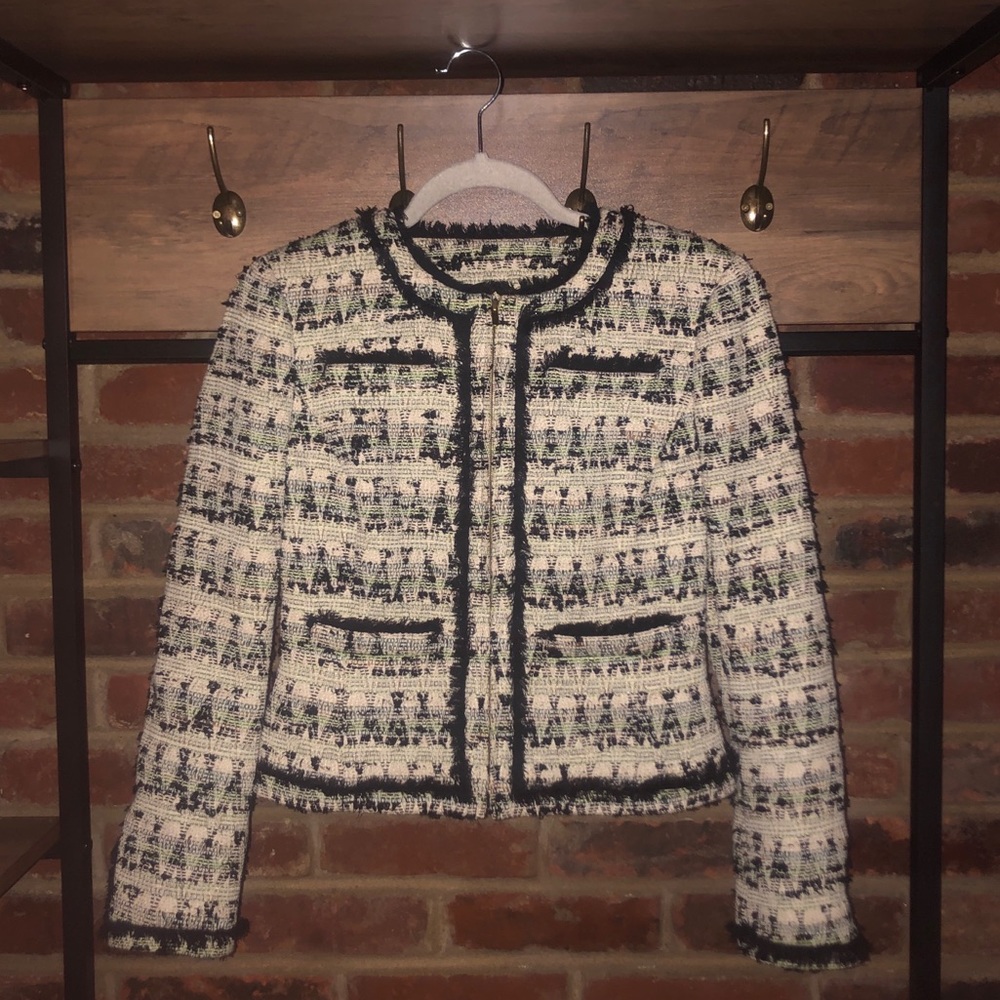 Carlisle Tweed Cropped Jacket Blazer - Sz 2